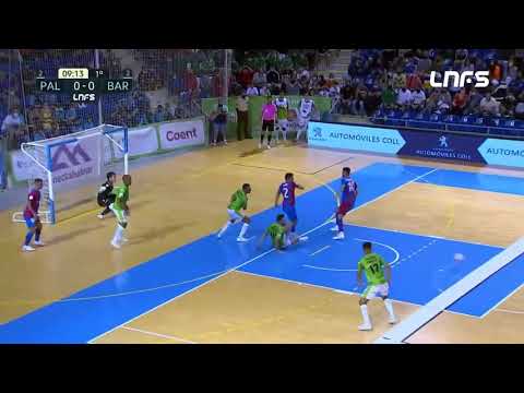 Gol Sergio Lozano (0-1) Palma Futsal - Barça FS. J1, 1Div. LNFS