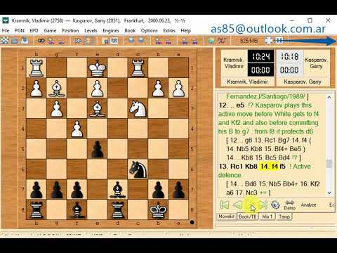 Garry kasparov and kramnik vladimir 2000 06 23  frankfurt  ==  a587