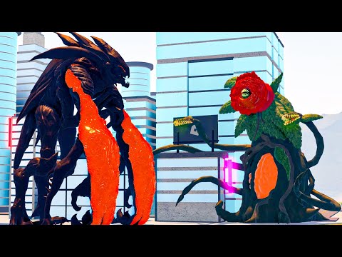 Roblox Kaiju Universe: Muto Prime Vs Rose Form Biollante