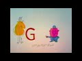 Classic Sesame Street G For Goat 1970