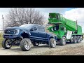 Filling Aluminum Truck Bed With 13 000LBS Of Concrete Twice The Max Payload