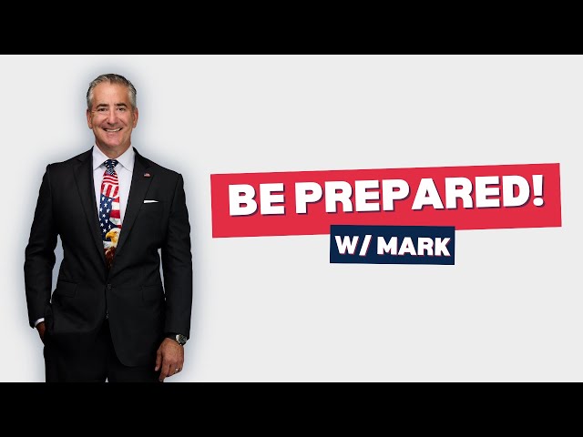 Be Prepared!