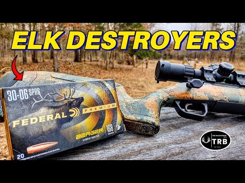 168gr Federal Premium Berger Hybrid Hunter | .30-06 Review \u0026 Ammo Test