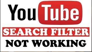 YouTube Search Filter Not Working (The Take Over Has Begun) | YouTube censorship