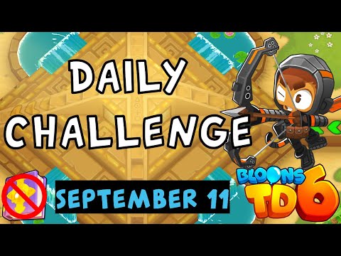 Bloons TD 6 Daily Challenge | The Four Pillars | No MK No Powers | September 11 2023