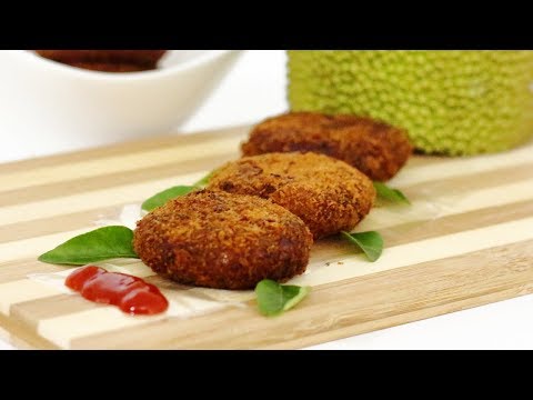 Idi Chakka Cutlet -  Tender Jack Fruit Cutlet / Idi Chakka Cutlet