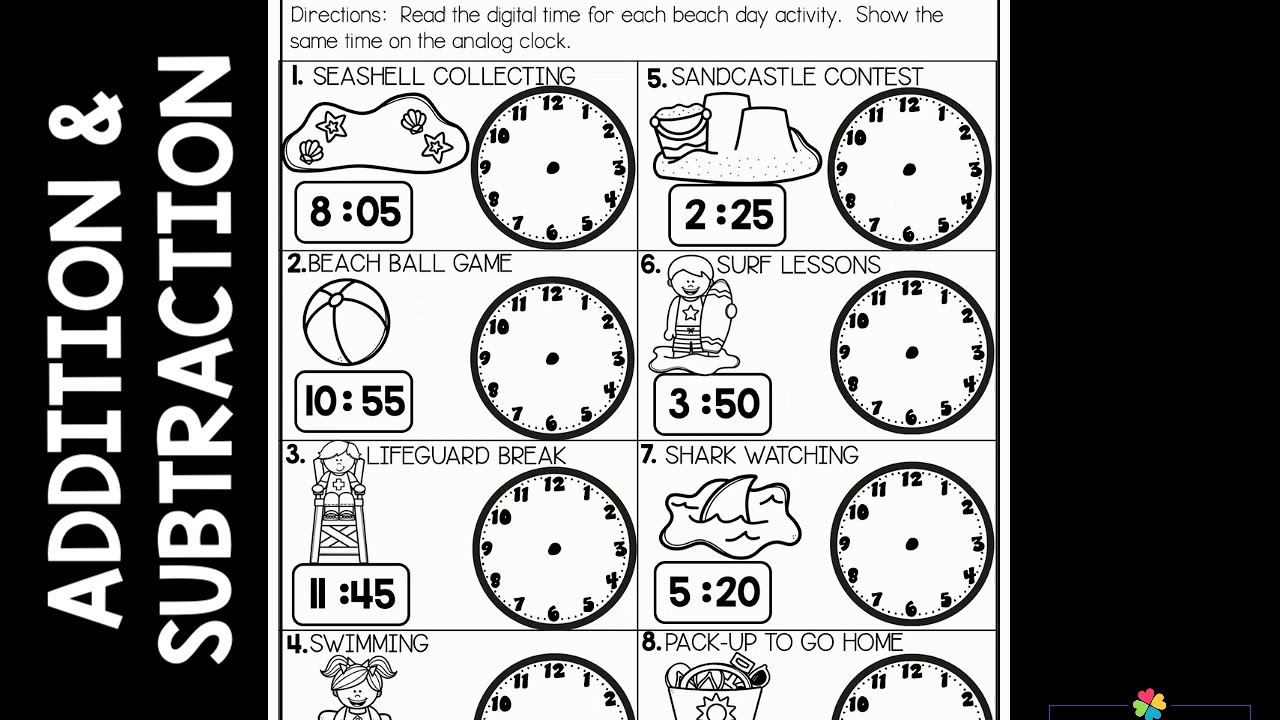 Math Worksheet Bundle for 2nd Grade