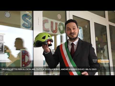 Un caschetto per gli scolari: tutti a scuola in bici, anche quando piove