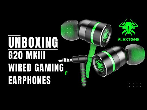 Unboxing Plextone G20 Mark III Wired Gaming Earphones