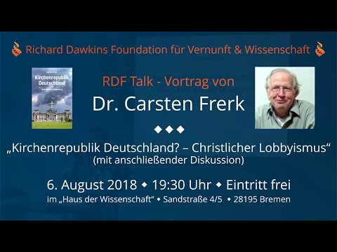 RDF Talk - Carsten Frerk: Kirchenrepublik Deutschland
