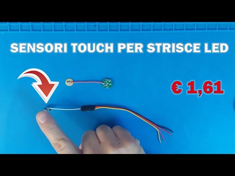 Super cheap touch sensors to control LED strips