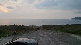 112.3.15紅柴坑興福宮夕陽，賞鷹