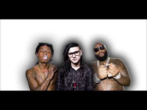 Skrillex ft Lil Wayne & Rick ross/ avicii levels remix skrillex & john