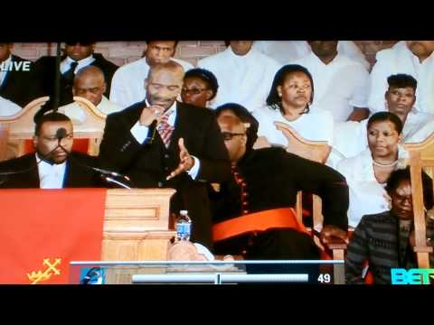 Be Be  Winans singing since you left here at Whitney  Housten home going service