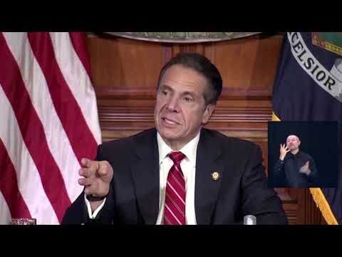 クオモは学校閉鎖を巡って記者と対立 (Cuomo spars with reporter over school closures)