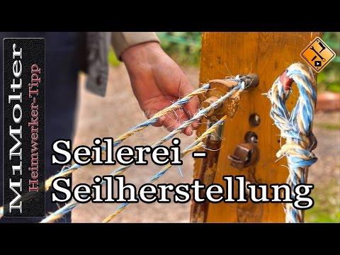 Seilerei / Seilherstellung so wurde es früher gemacht von M1Molter