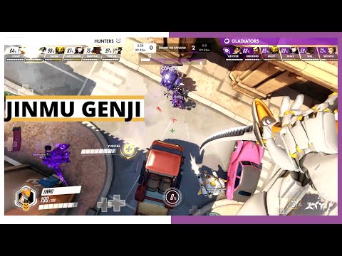 JINMU GENJI POV | Grand Final - Countdown Cup | Chengdu Hunters vs L.A Gladiators | OWL Season 2021
