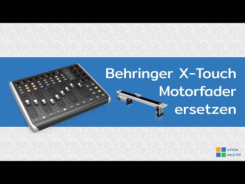 Behringer X-Touch - Motorfader ersetzen