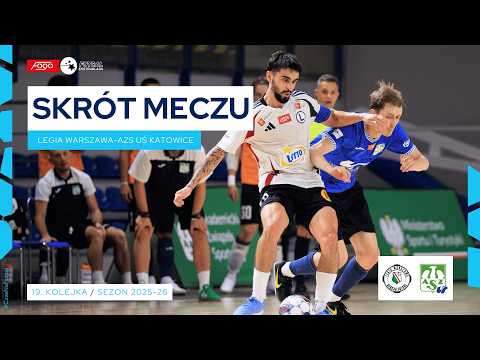 Legia Warszawa - AZS UŚ Katowice 9:2 SKRÓT 19. kolejka (2025/26)