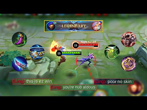 ALDOUS PRANK POOR NO SKIN | I'M NOT ORDINARY ALDOUS USER | ALDOUS BEST BUILD 2022