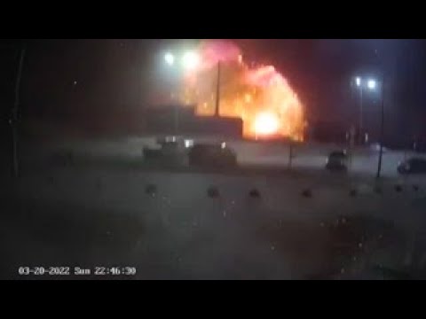 شاهد.. عدة انفجارات تهز غرب العاصمة الأوكرانية