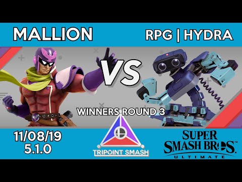 Tripoint Smash 85 - Winners Round 3 - Mallion(Captain Falcon) Vs. RPG | Hydra(ROB)