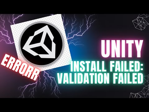 Unity Hub Install failed: Validation Failed. Another Best method to fix. in 60 second