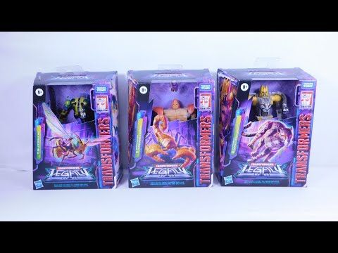 Transformers Legacy Buzzsaw & Sandstorm & Nightprowler Walmart Exclusive Unboxing