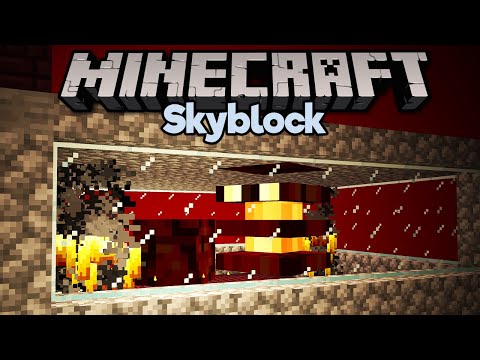 Nether Fortress Mob Spawner! ▫ Minecraft 1.15 Skyblock (Tutorial Let's Play) [Part 16]