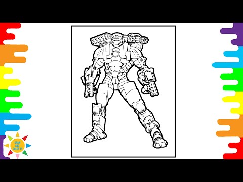 Iron Man Hulkbuster Coloring Page|Hulkbuster Coloring|Spektrem - Shine [NCS Release]