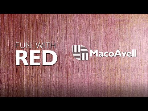 How to turn your ordinary wall into a piece of art with MacoAvell Metallic Wax / Crystal Overlay