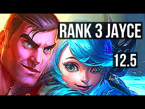 JAYCE vs GWEN (TOP) | Rank 3 Jayce, 6 solo kills, 900K mastery, Dominating | TR Grandmaster | 12.5