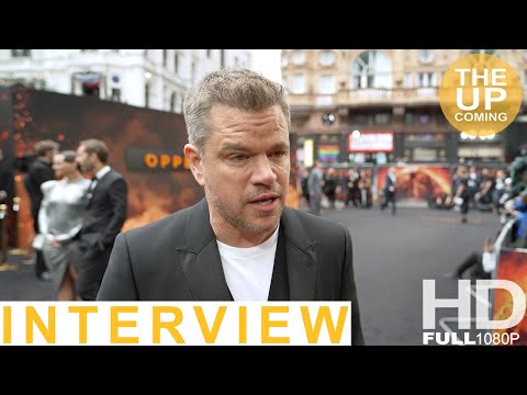 Matt Damon interview on Oppenheimer at London premiere