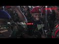 MAKOMANDO WA JWTZ WALIVYOMPOKEA BRIG JEN NKAMBI KWENYE SHEREHE ZA KUFUNGA MAFUNZO