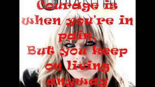 courage-Orianthi with Lacey Mosely  (with lyrics)