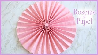 Rosetas de Papel Paso a Paso