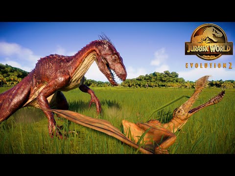 PTEROSAURS Death Animation vs INDORAPTOR and Small Carnivore Dinosaurs | JURASSIC WORLD EVOLUTION 2