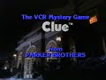 Clue VCR Mystery Game 1985 Complete VHS Tape