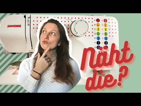 Janome SewMini Platinum 👈Anleitung & Nähtest