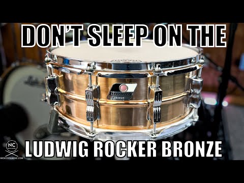 Ludwig LM305 Rocker 5x14" 10-Lug Bronze Snare Drum image 3