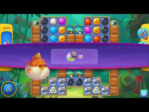 [FISHDOM Walkthrough] Level 6324 Super Hard (Qua màn - Fishdom)