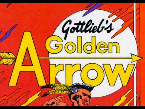 1977 Gottlieb GOLDEN ARROW Pinball Machine In Action