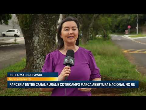 Parceria entre Canal Rural e Cotricampo marca abertura nacional da colheita do trigo no RS