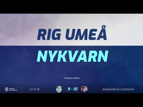 HIGHLIGHTS - Allsvenskan Norra - RIG Umeå vs. Nykvarn - 18 dec