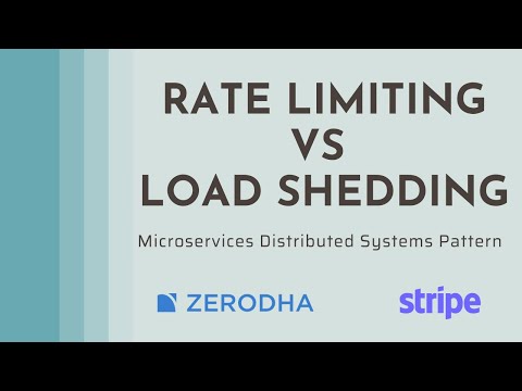 Rate Limiting vs Load Shedding | Microservices Architecture Pattern | Tech Primers