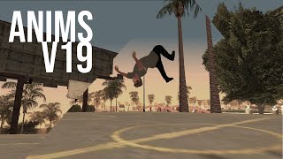 GTA SA | Anims V19 | Parkour and Freeruning 2020