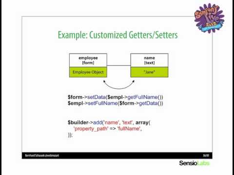 SymfonyLive San Francisco 2012 - Bernhard Schussek - Symfony2 Form Tricks