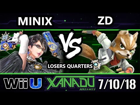 S@X 258 Smash 4 - ZD (Fox) Vs. Minix (Bayonetta) - Wii U Losers Quarters