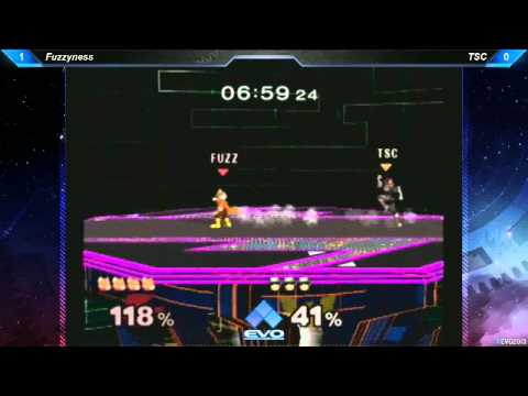 EVO 2013 SSBM Pools B58 - Fuzzyness (Fox) vs TSC (Captain Falcon)
