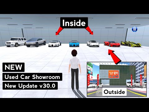 New Used Car Showroom Update - 3D Driving Class 2023 - New Update v30